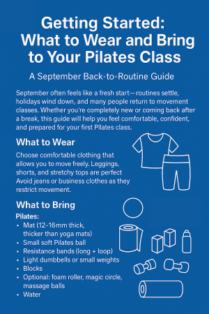 Getting Started: What to Wear and Bring to Your First Pilates Class